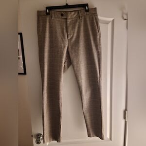 Banana Republic Slim Tapered Plaid Pant